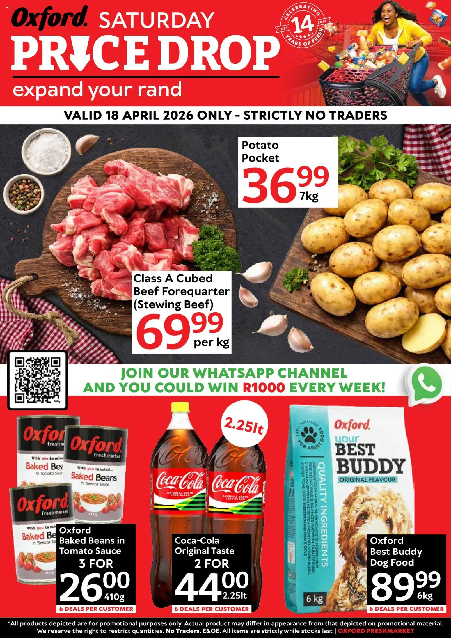 Preview of Oxford Freshmarket flyer valid from 18/04/2026