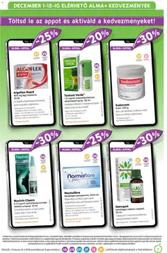 Alma Gyógyszertárak - Akciós újság Alma Gyógyszertárak megtekintése, amely érvényes 2025.12.01.-től | Oldal: 3
