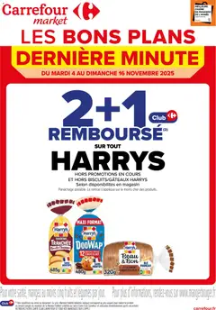 Prévisualisation de Catalogue Les bons plans de dernière minute du magasin Carrefour Market formulaire valide 04/11/2025