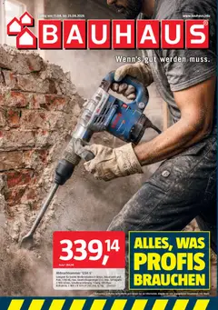 Vorschau von dem Prospekt des Geschäftes Bauhaus, gültig ab dem 11.04.2026