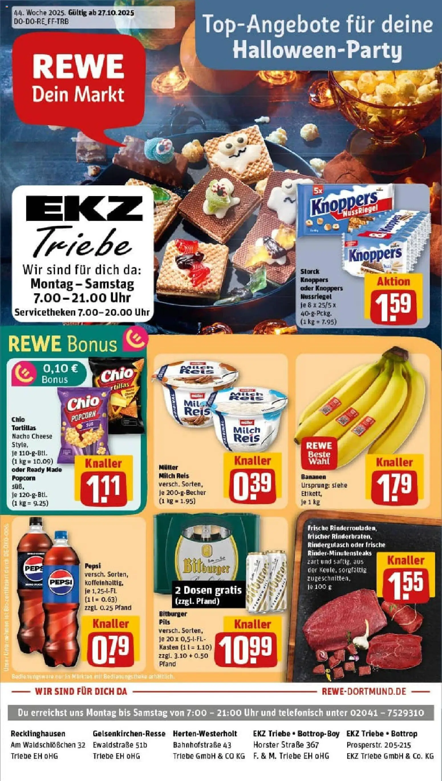 Vorschau von dem Prospekt des Geschäftes Rewe, gültig ab dem 26.10.2025