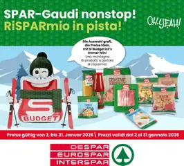 Anteprima dell'opuscolo Volantino S-Budget - Bolzano dal negozio Despar valido da 02/01/2026