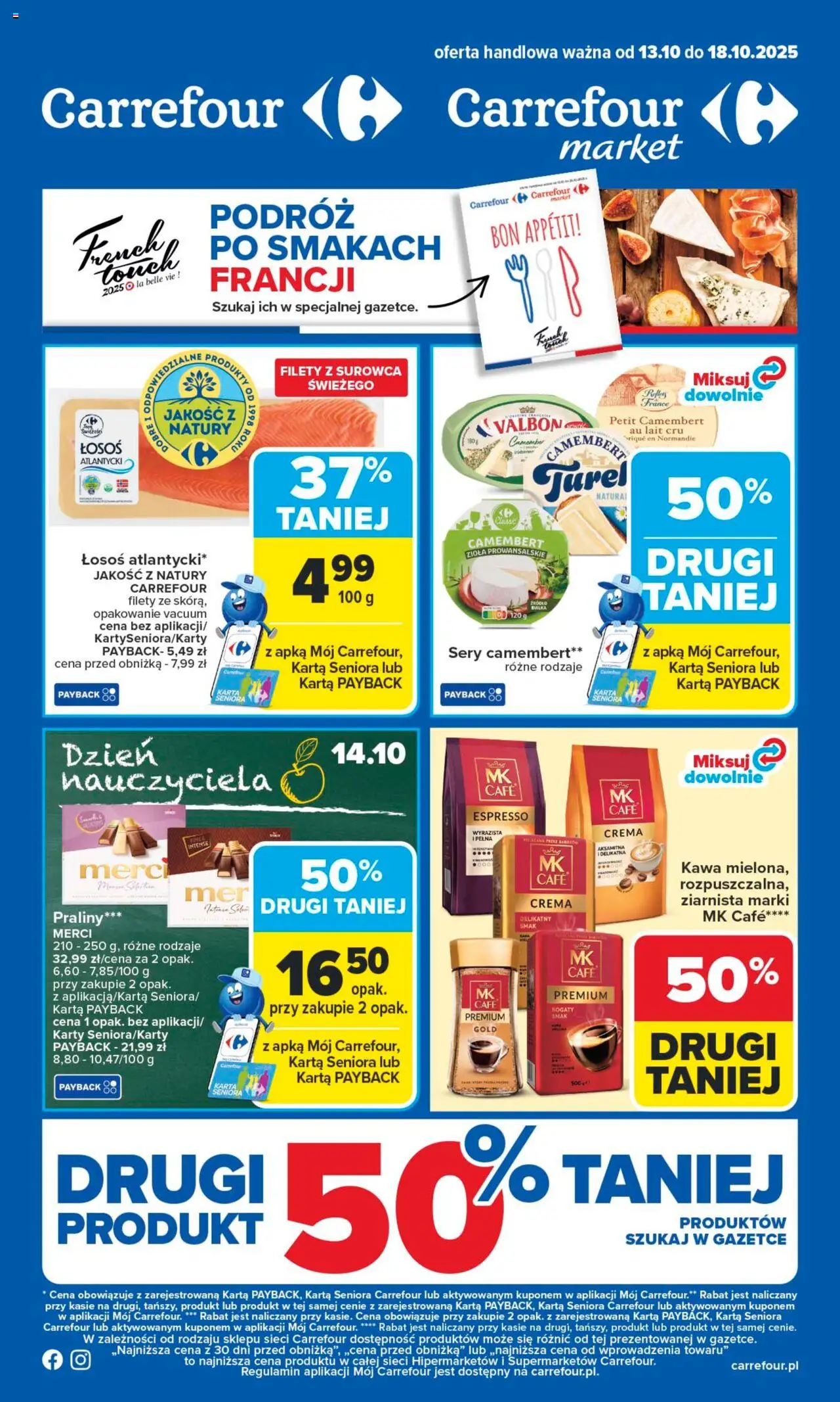 Carrefour Gazetka od 13.10.2025 - Nowa Gazetka - Numer strony 1