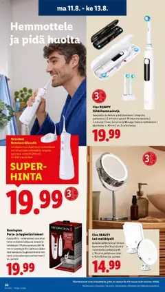 Kaupan Lidl Tarjoukset esikatselu, voimassa 07/08/2025 | Sivu: 29