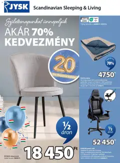 JYSK - Akciós újság JYSK megtekintése, amely érvényes 2025.09.10.-től