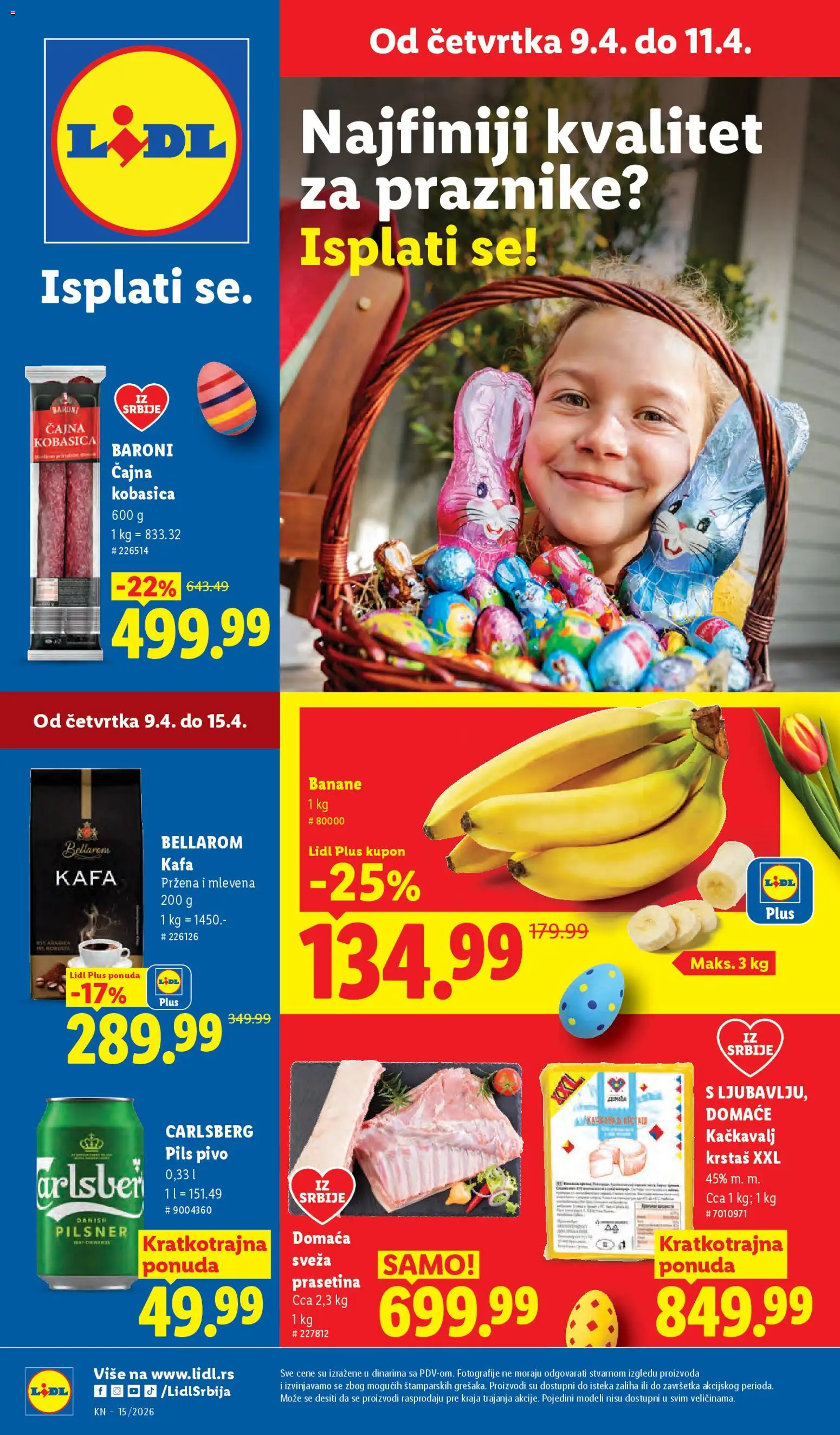 Pregled Lidl kataloga - važi od 09.04.2026