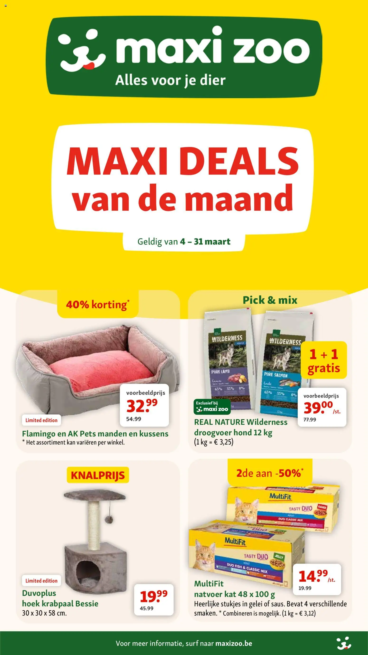Voorbeeld van Maxi Zoo Folder van winkel Maxi Zoo geldig vanaf 04/03/2026