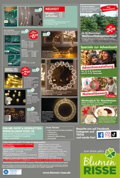 Vorschau von dem Prospekt des Geschäftes Blumen Risse, gültig ab dem 13.11.2025 | Seite: 8