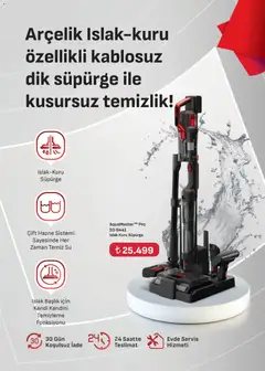 Arçelik Katalog 16.11.2025 - Broşürünün önizlemesi | Strana: 62