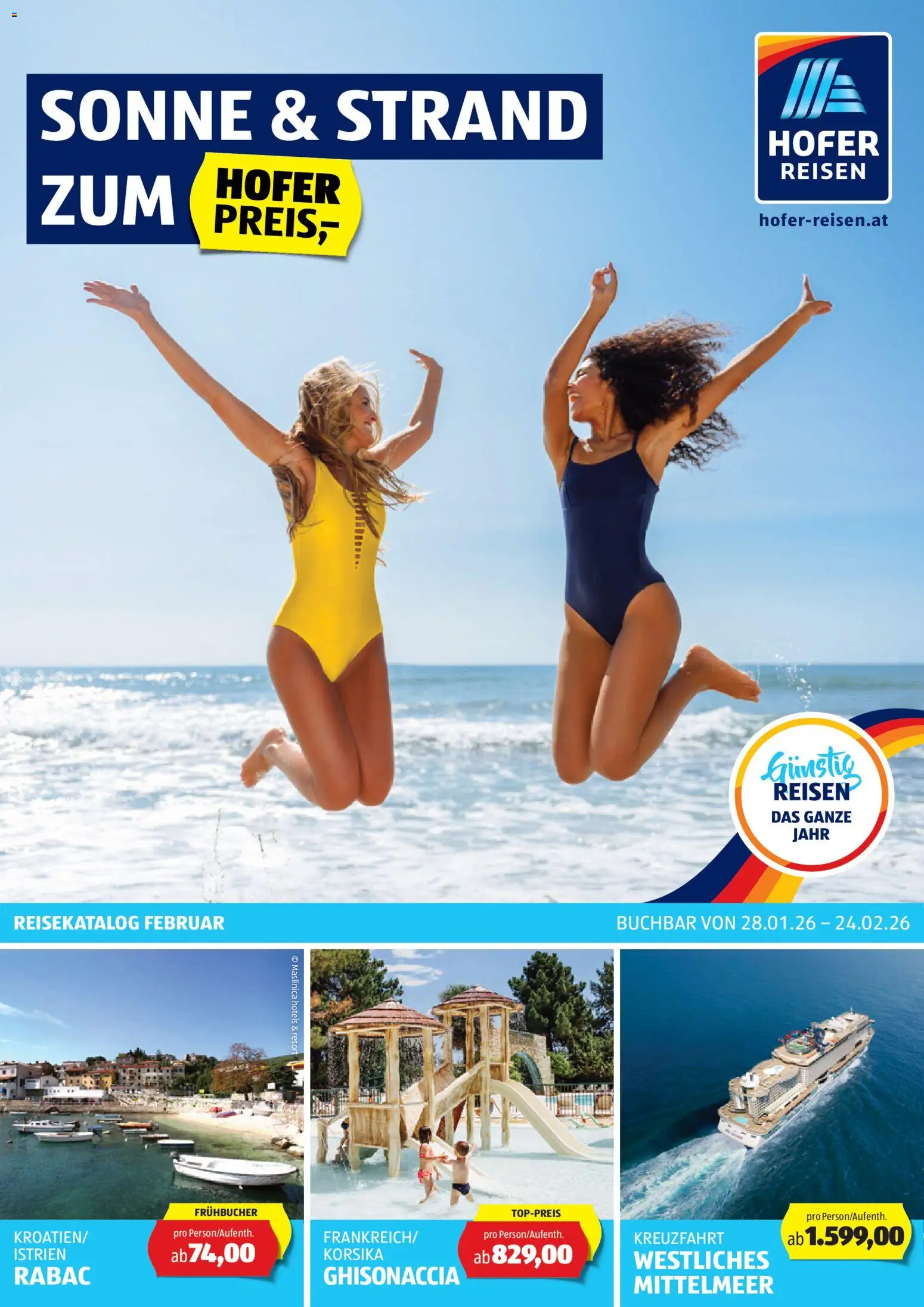 Vorschau der Angebote: Hofer Reisen Flugblatt gültig ab 28.01.2026