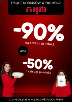 Pogląd gazetki "Gazetka" ze sklepu Salony Agata ważnej od 21.07.2025