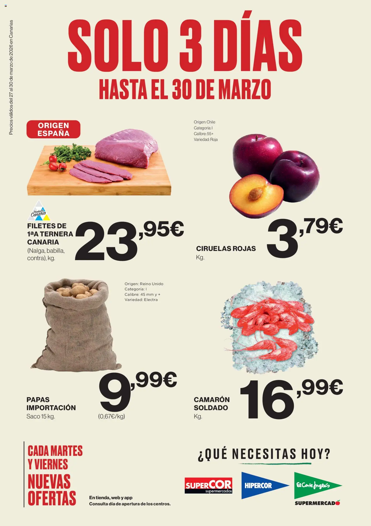 Vista previa del folleto de la tienda Supercor válido desde el 27/03/2026 - Ciruelas