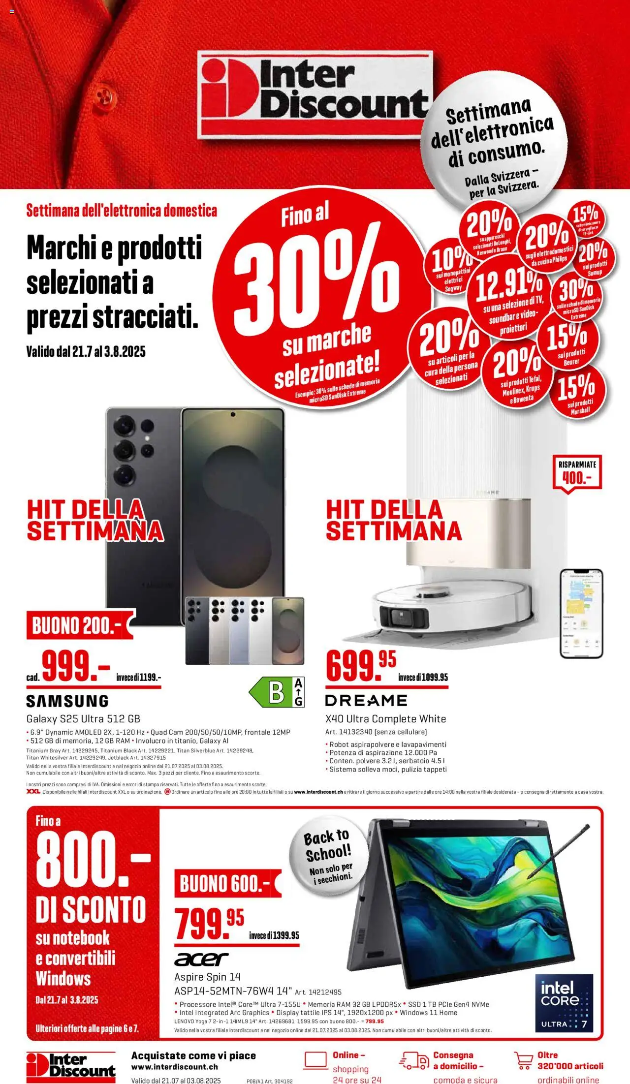 Interdiscount Aktionen IT ab 21.07.2025 - Seitennummer 1
