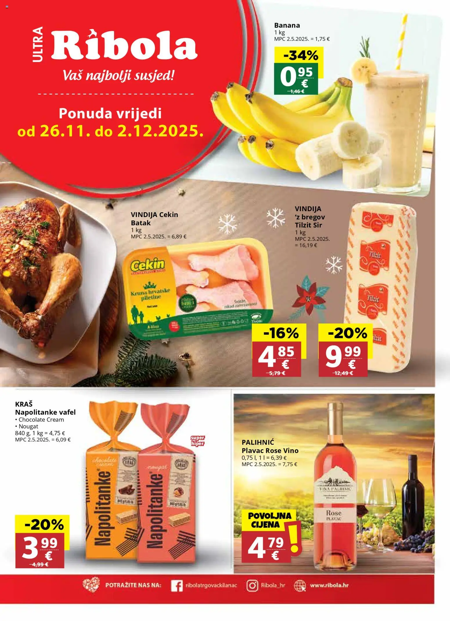Pregled letka Katalog trgovine Ultra Gros vrijedi od 26.11.2025