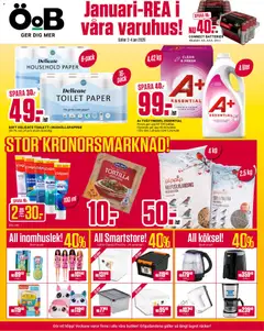 Förhandsgranska reklamblad Reklamblad Black Friday ÖoB från butik ÖoB gäller från 02/01/2026