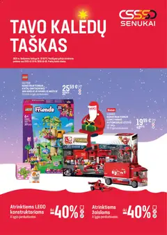 Senukai parduotuvės leidinio Leidinys - Tavo kalėdų taškas galiojančio nuo 2025.12.10 peržiūra