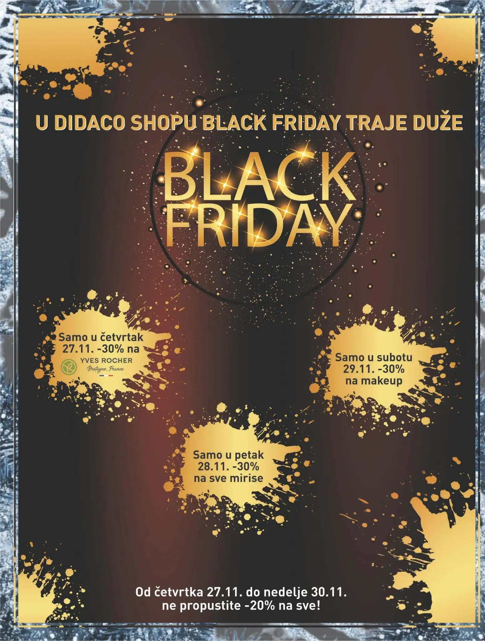 Pregled letka Black Friday trgovine Didaco vrijedi od 2025.11.20