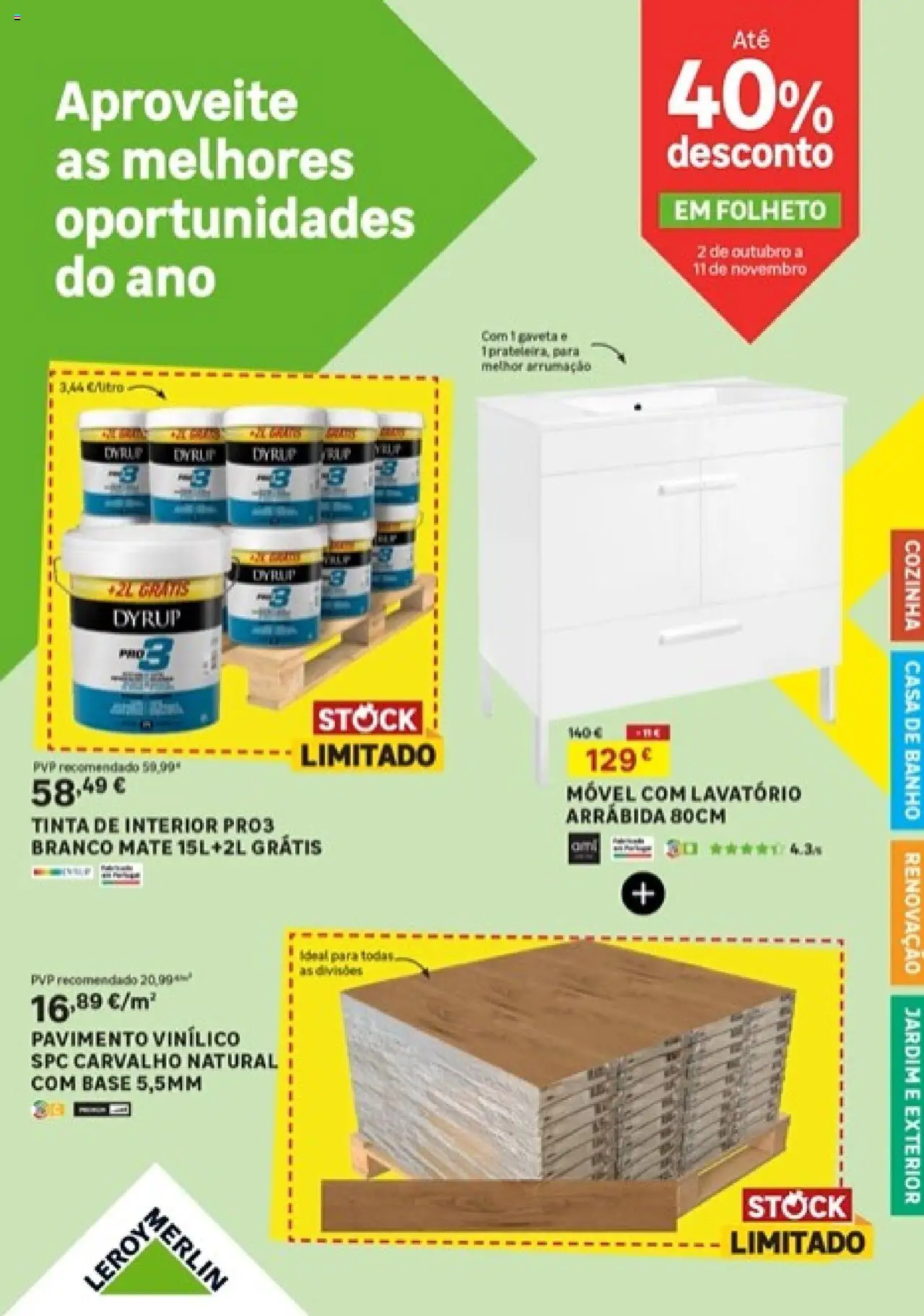 Leroy Merlin Catálogo de 02/10/2025 > Folheto online - página 1