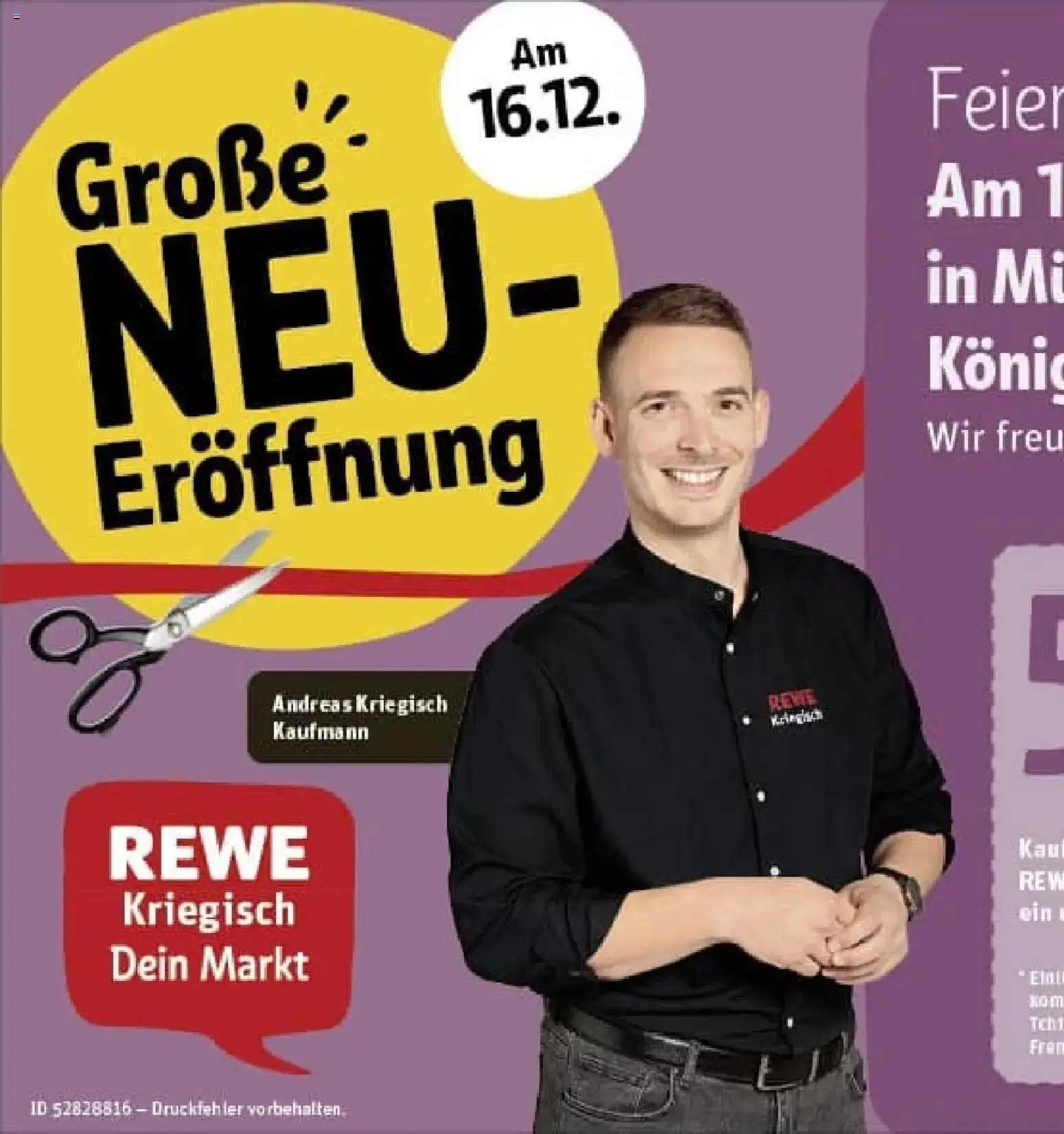 Vorschau von dem Prospekt des Geschäftes Rewe, gültig ab dem 15.12.2025