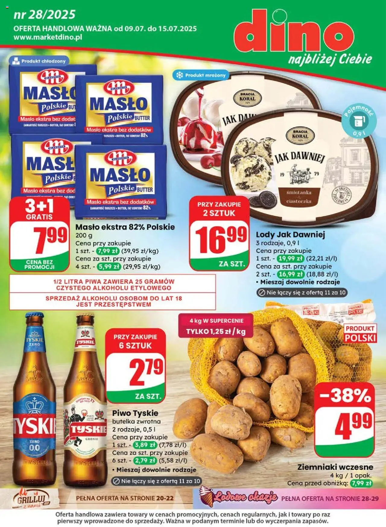 Dino gazetka 09.07.2025 - Aktualna gazetka promocyjna, akcje - Numer strony 1