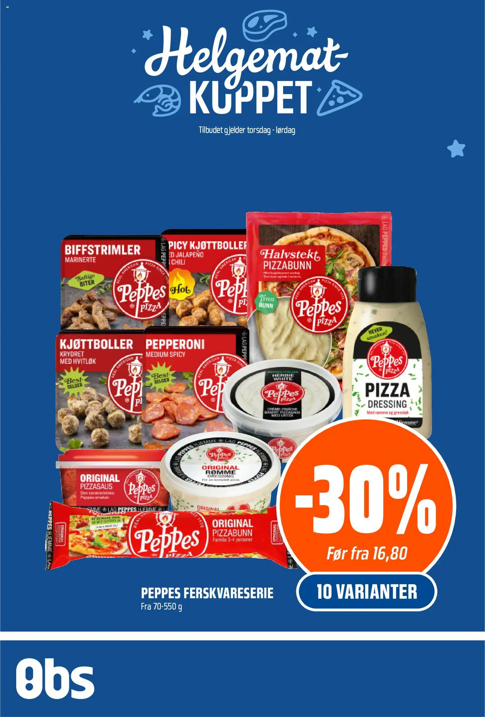 Forhåndsvis Helgemat Kuppet fra butikk Coop Obs gyldig fra 13/11/2025