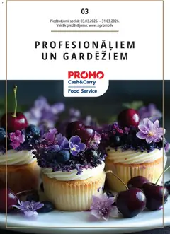 Skatīt Promo akciju bukletu, derīgs no 03.03.2026.