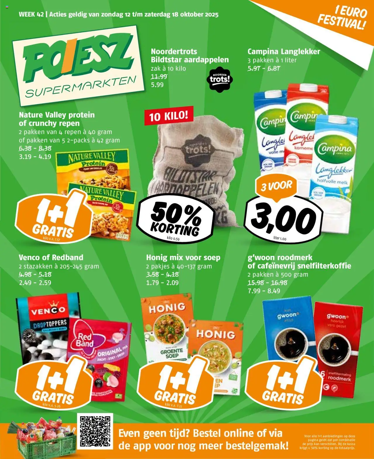 Poiesz shop Folder week 42 geldig vanaf 12-10-2025 - Paginanummer 1