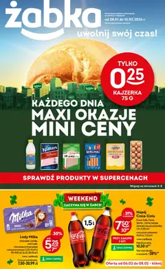 Pogląd gazetki "Gazetka" ze sklepu Żabka ważnej od 28.01.2026