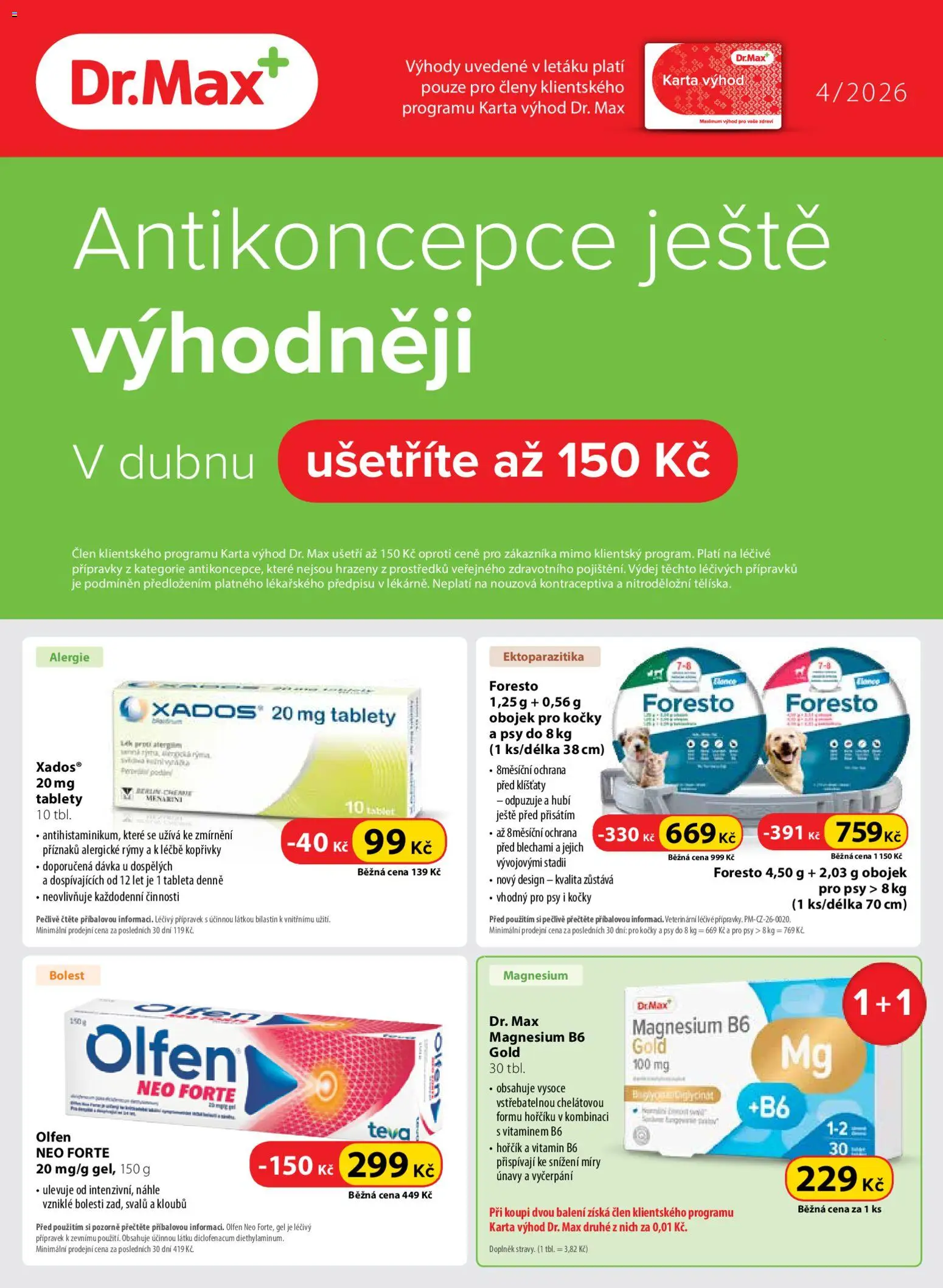 Náhled nabídky: Dr. Max Dr. Max leták platný od 01.04.2026