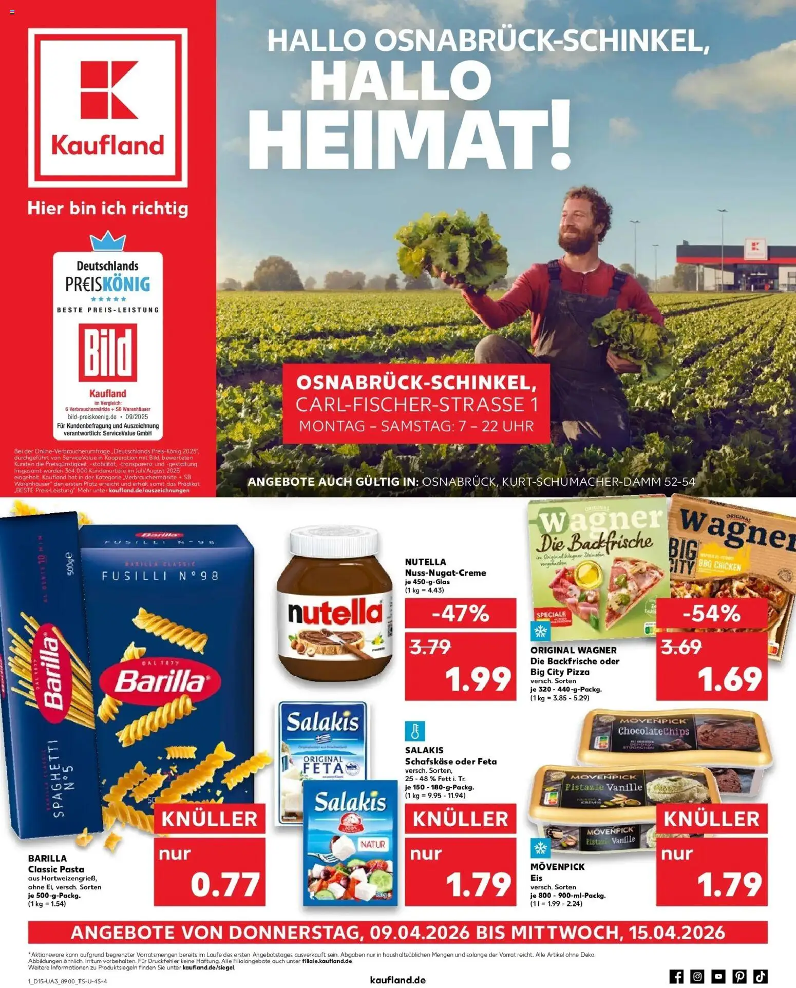 Vorschau von dem Prospekt des Geschäftes Kaufland, gültig ab dem 08.04.2026