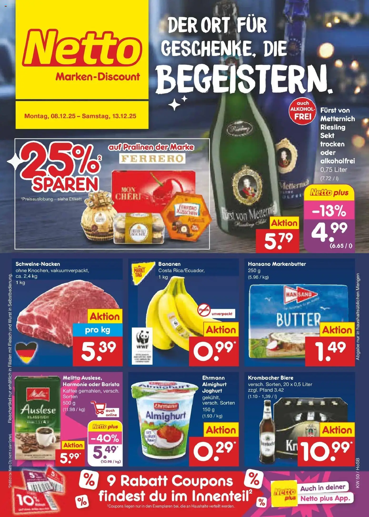 Vorschau von dem Prospekt des Geschäftes Netto Marken-Discount, gültig ab dem 08.12.2025