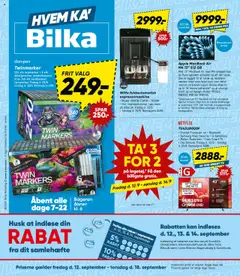 Eksempel på tilbudsavis Nonfood fra butik Bilka gyldig fra 12/09/2025