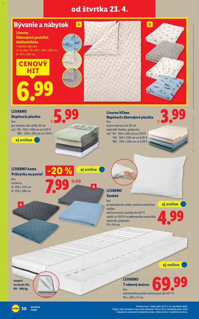 Nový Lidl leták od 20.04.