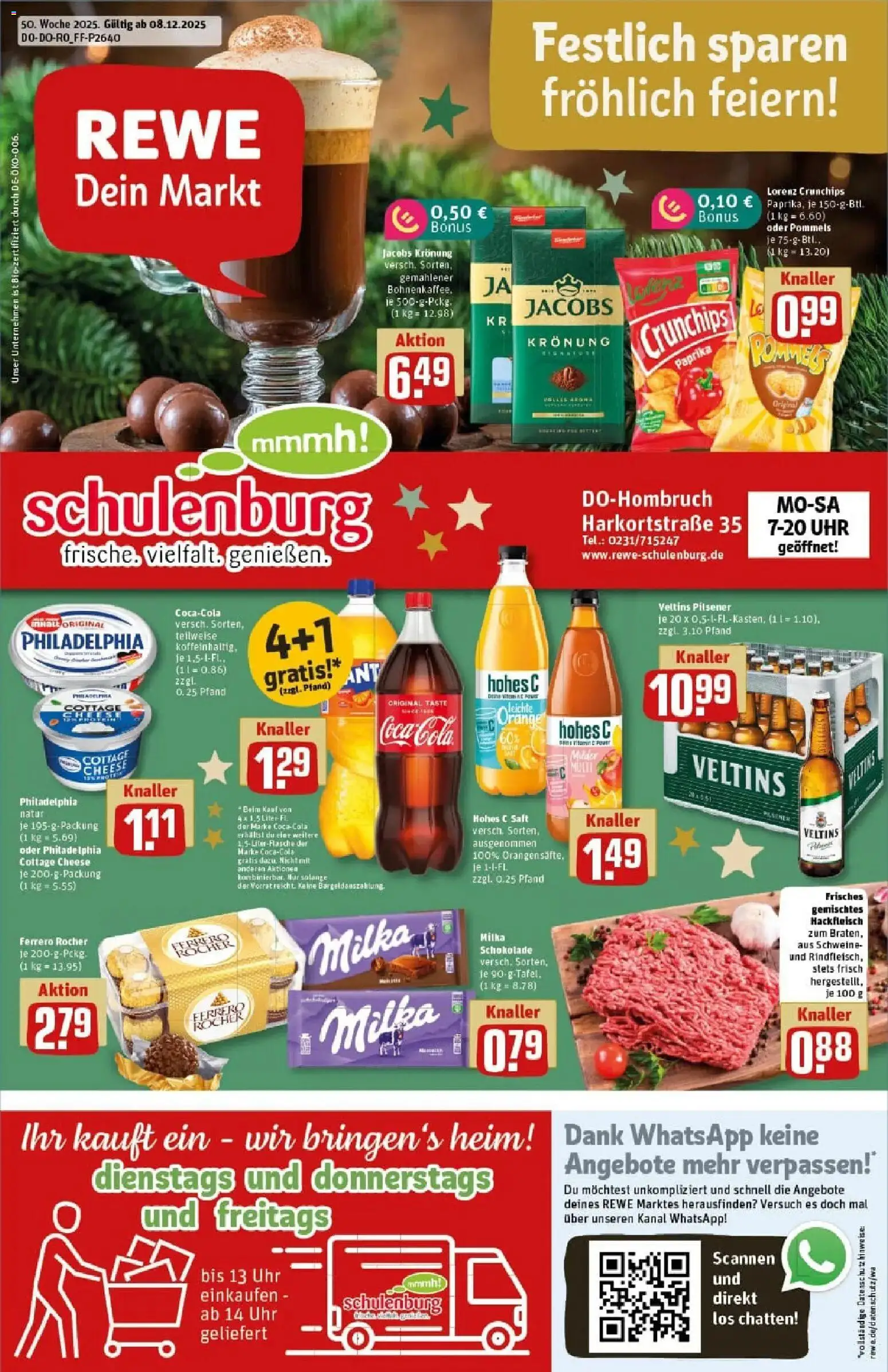 Vorschau von dem Prospekt des Geschäftes Rewe, gültig ab dem 07.12.2025