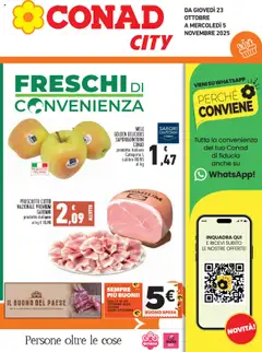 Anteprima dell'opuscolo Volantino City Piemonte dal negozio Conad valido da 23/10/2025