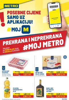 Pregled letka Katalog trgovine Metro vrijedi od 18.08.2025