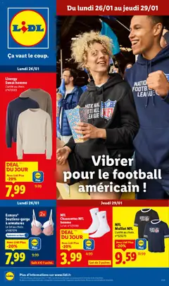 Prévisualisation de Les bonnes affaires de la semaine du magasin LIDL formulaire valide 26/01/2026