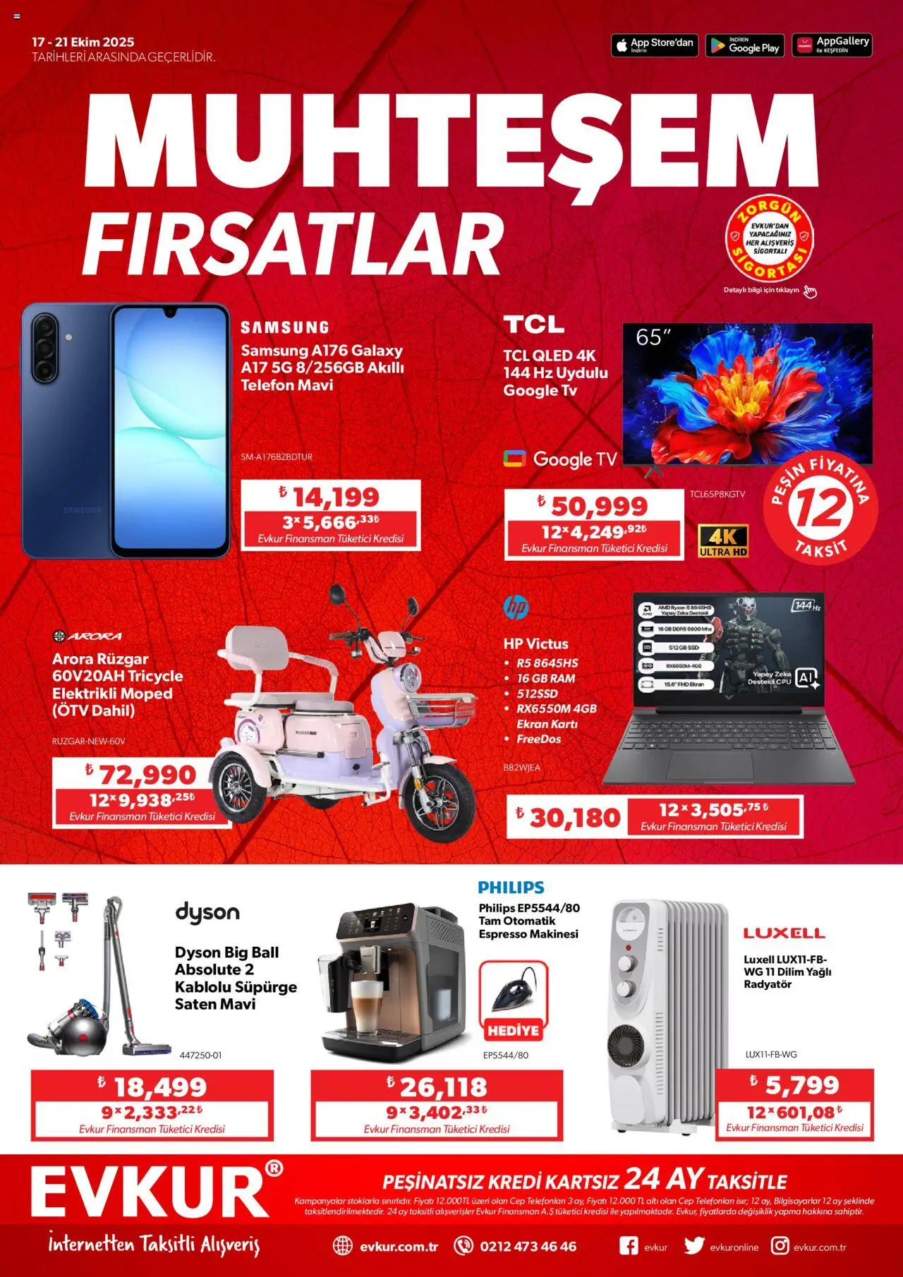Evkur Muhteşem Fırsatlar (17 - 21 Ekim 2025) - Sayfa numarası 1