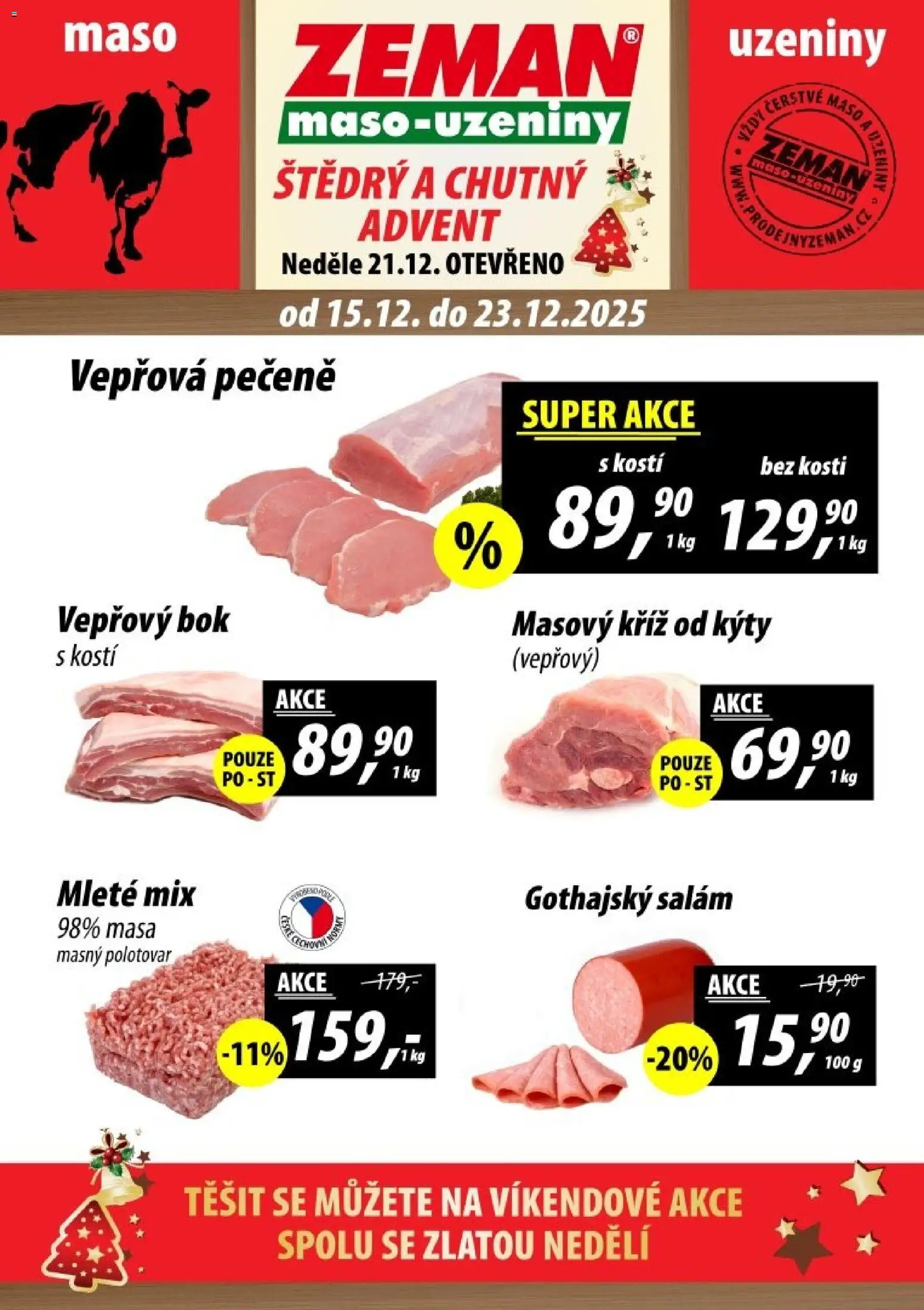 Náhled nabídky: Prodejny Zeman Leták - Dačice platný od 15.12.2025