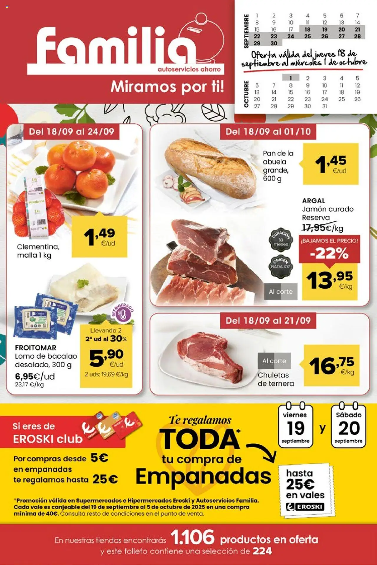 Folleto Eroski del 18/09/2025 - 01/10/2025 > Miramos por ti
