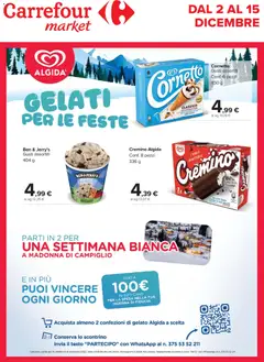 Anteprima dell'opuscolo Volantino Market - Speciale gelati dal negozio Carrefour valido da 02/12/2025