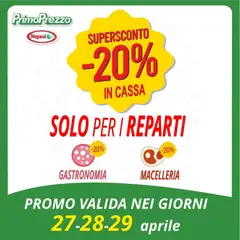 Anteprima dell'opuscolo Primo Prezzo volantino dal negozio Primo Prezzo valido da 27/04/2026