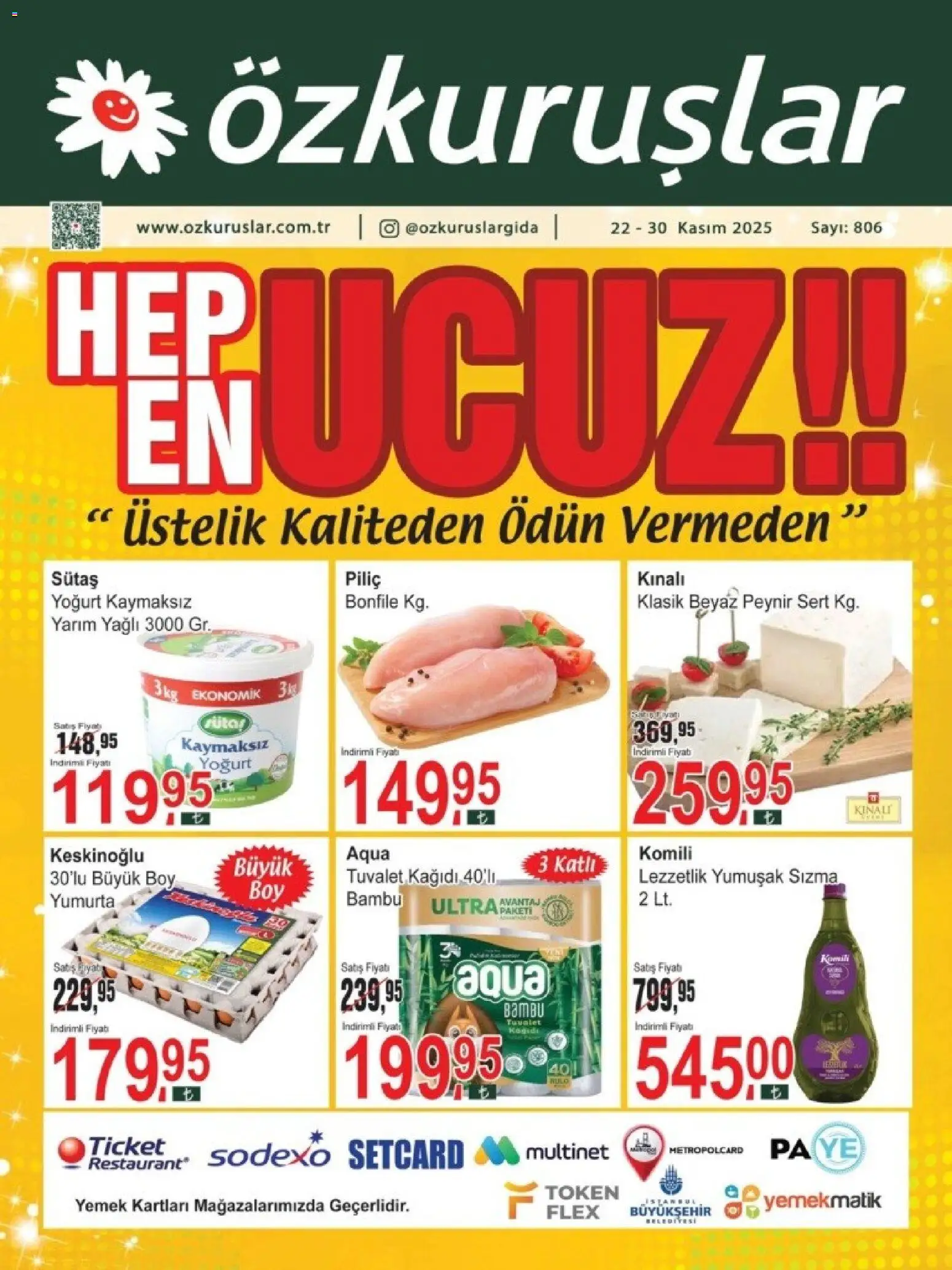 Özkuruşlar Katalog 22.11.2025 - Broşürünün önizlemesi