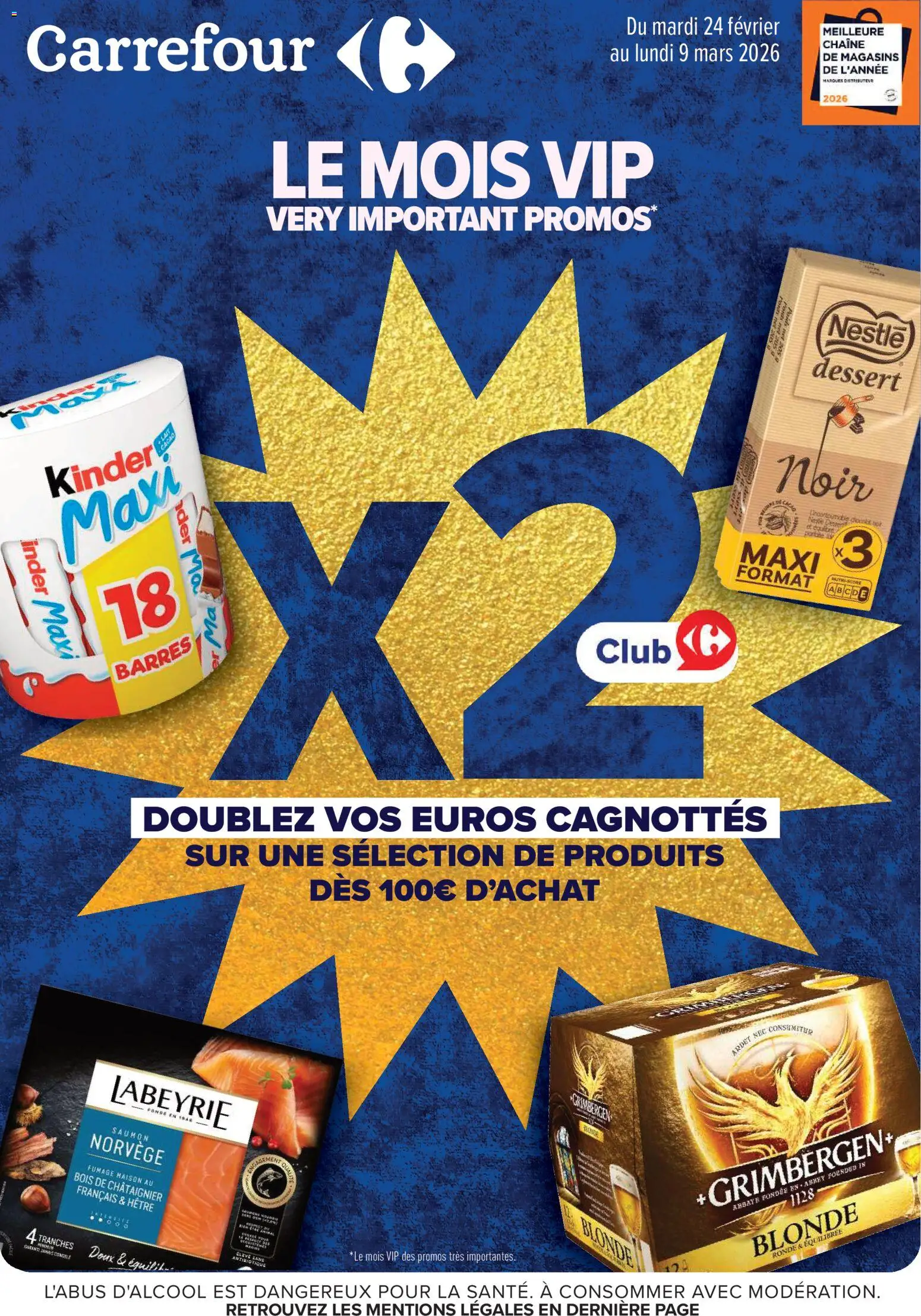 Prévisualisation de Le mois vip, des promos très importantes du magasin Carrefour formulaire valide 24/02/2026