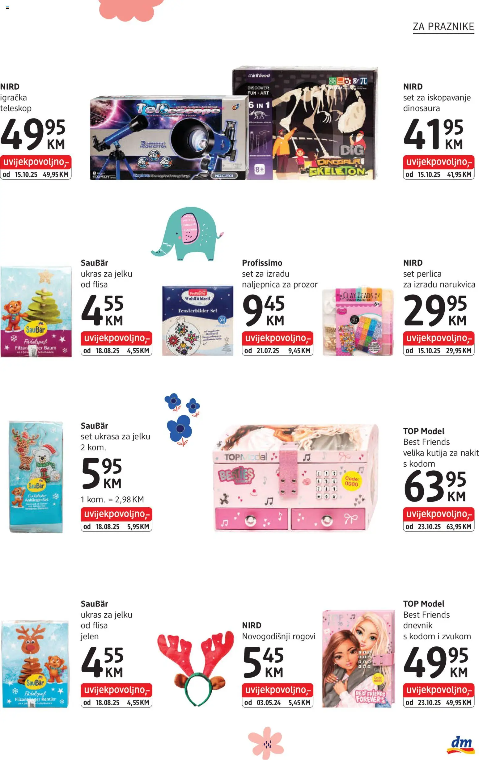 Pregled letka Katalog trgovine DM Drogerie vrijedi od 2025.12.01