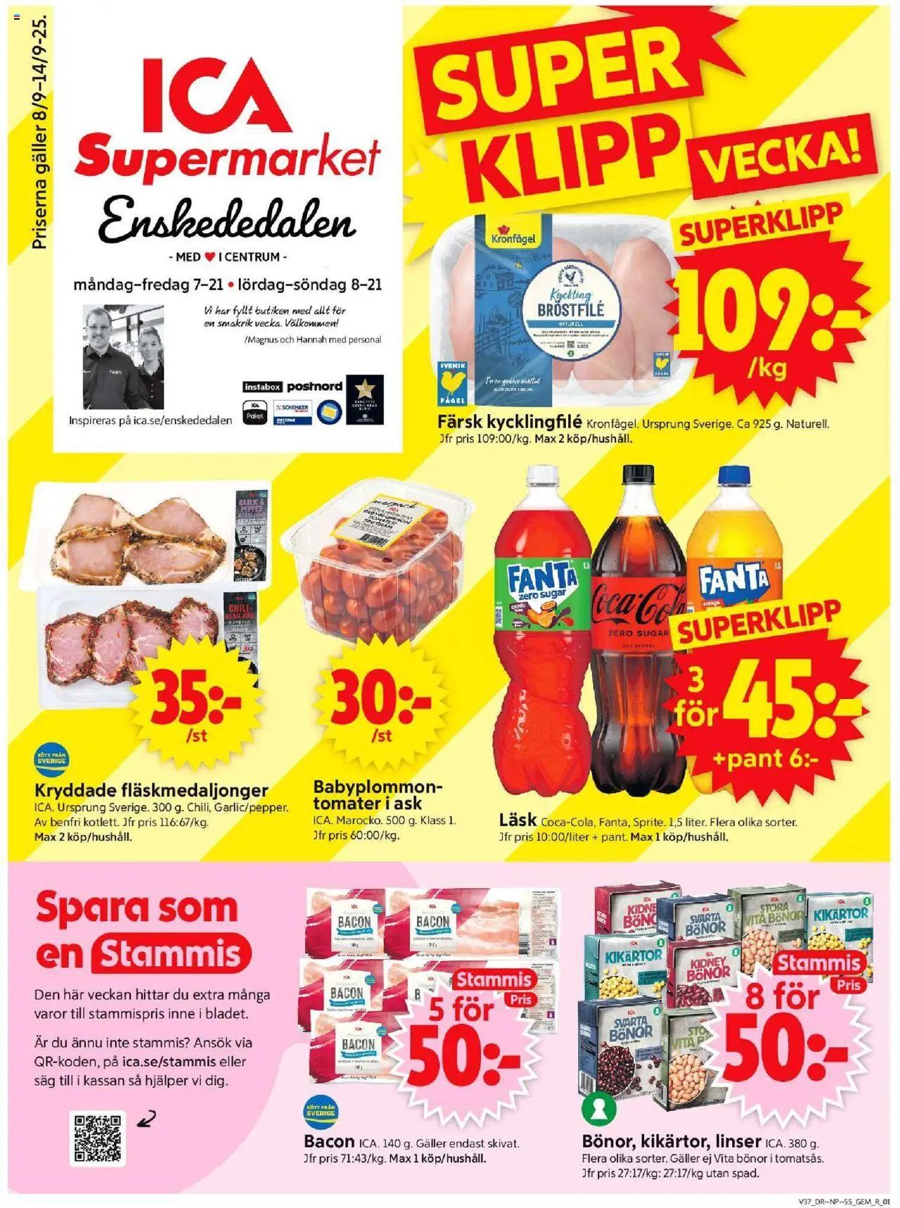 Enskededalen är giltig 08/09 2025 > Veckans Erbjudanden gäller från 08/09/2025 till 14/09/2025 sidnummer 1