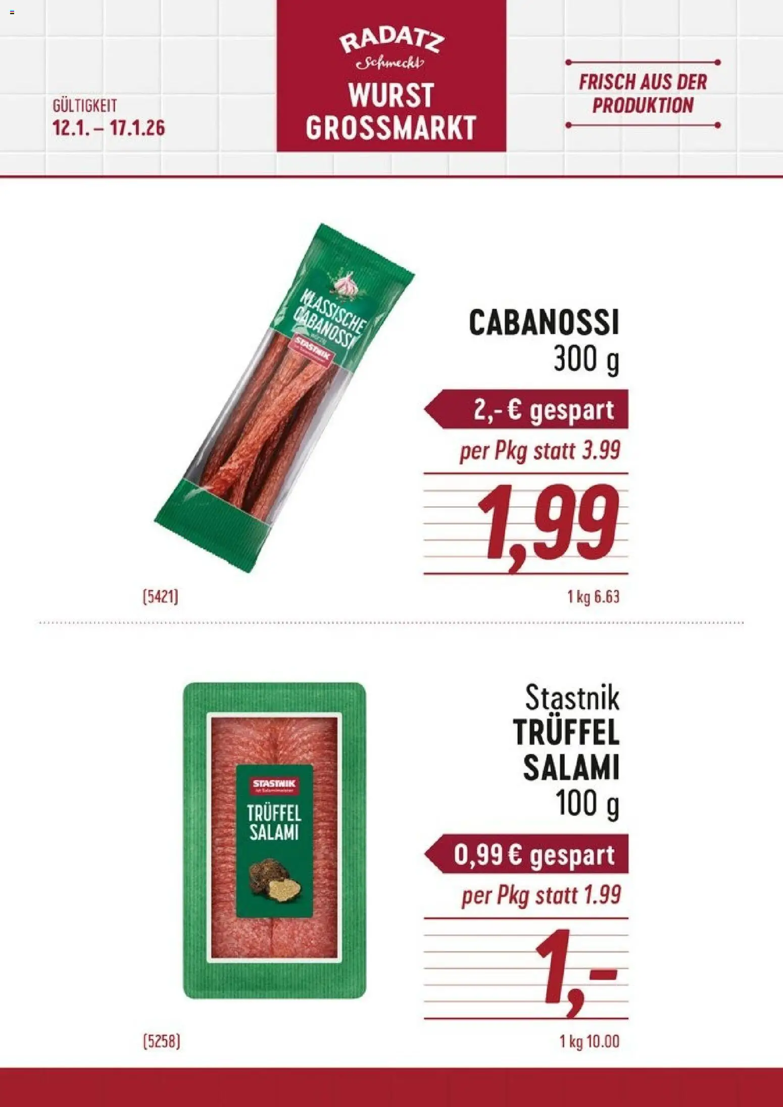 Vorschau der Angebote: Radatz Flugblatt gültig ab 12.01.2026