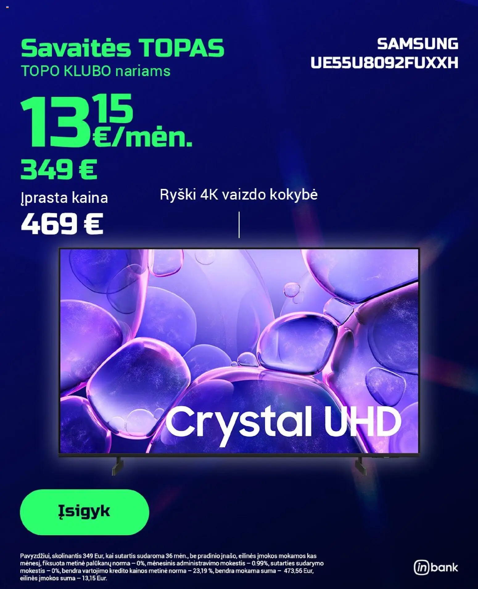 TOPOcentras parduotuvės leidinio Leidinys galiojančio nuo 2025.12.02 peržiūra