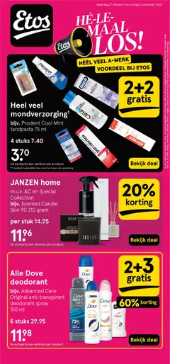 Voorbeeld van Folder van winkel Etos geldig vanaf 27-10-2025