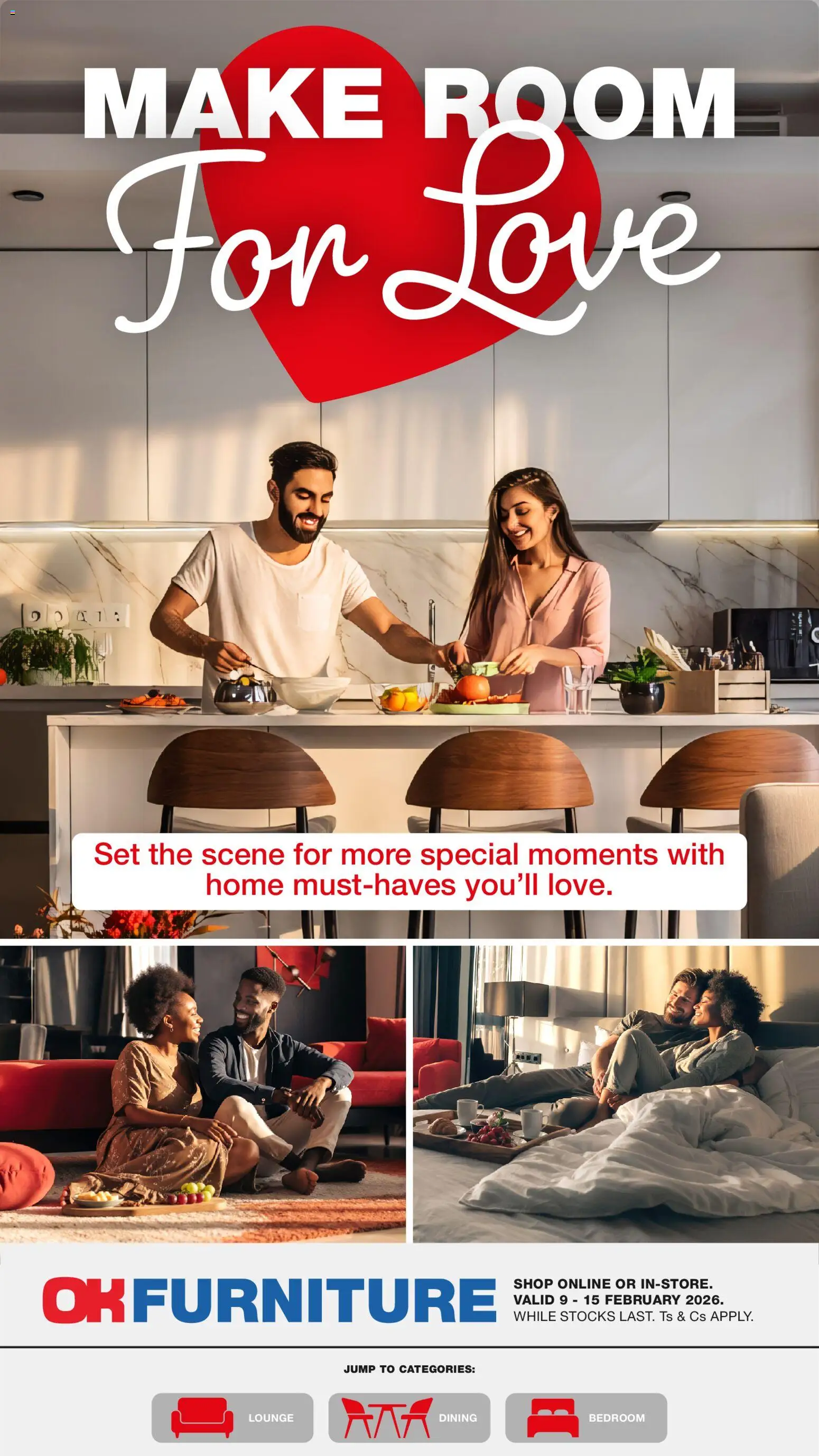 Preview of OK Furniture flyer valid from 09/02/2026